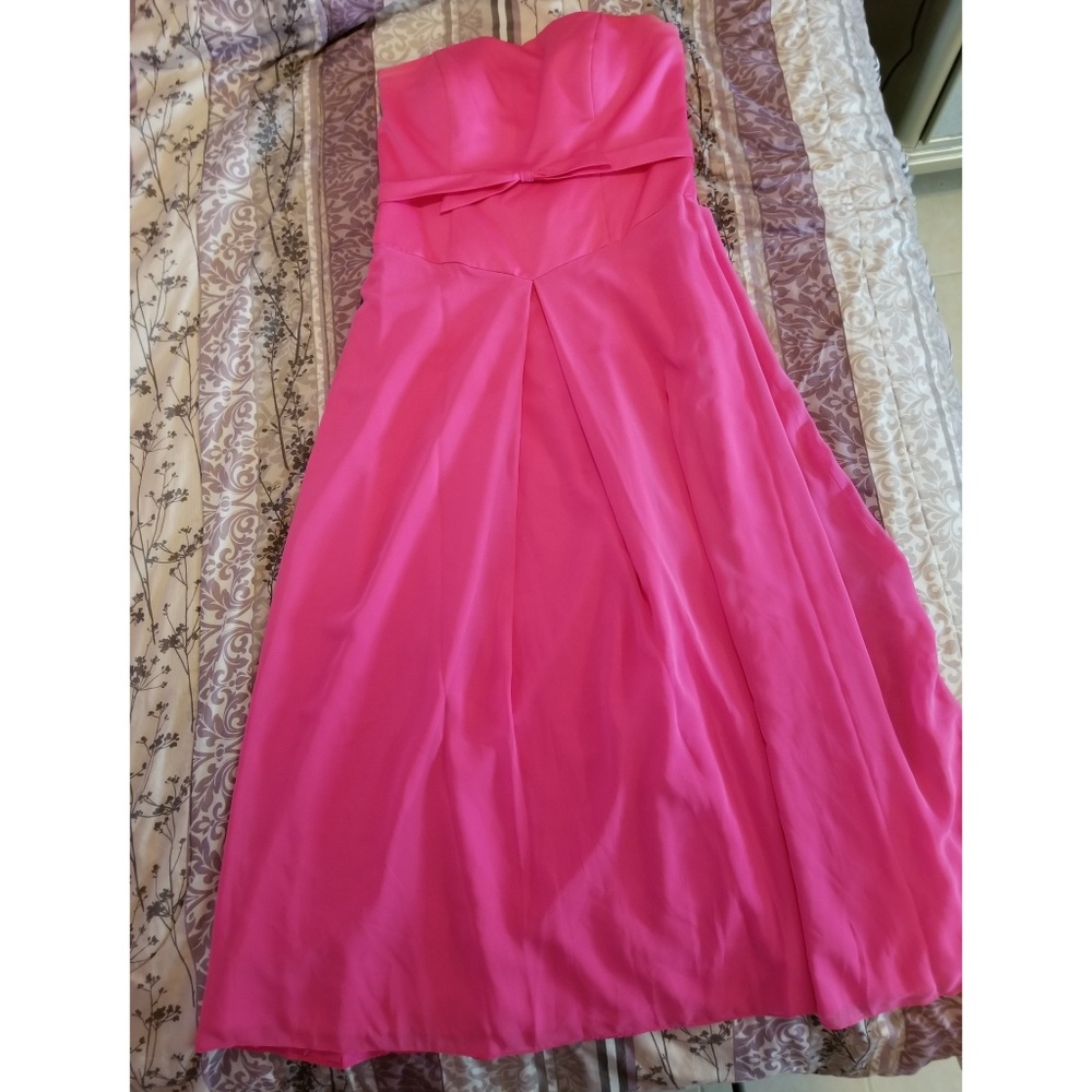 Pink Plus Size Prom Dress